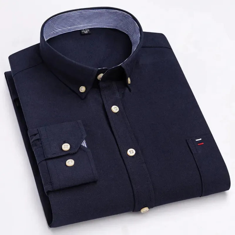 Custom Slim Fit Australian Cotton Sterling long sleeve Shirt