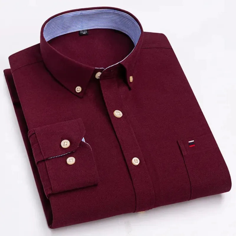 Custom Slim Fit Australian Cotton Sterling long sleeve Shirt