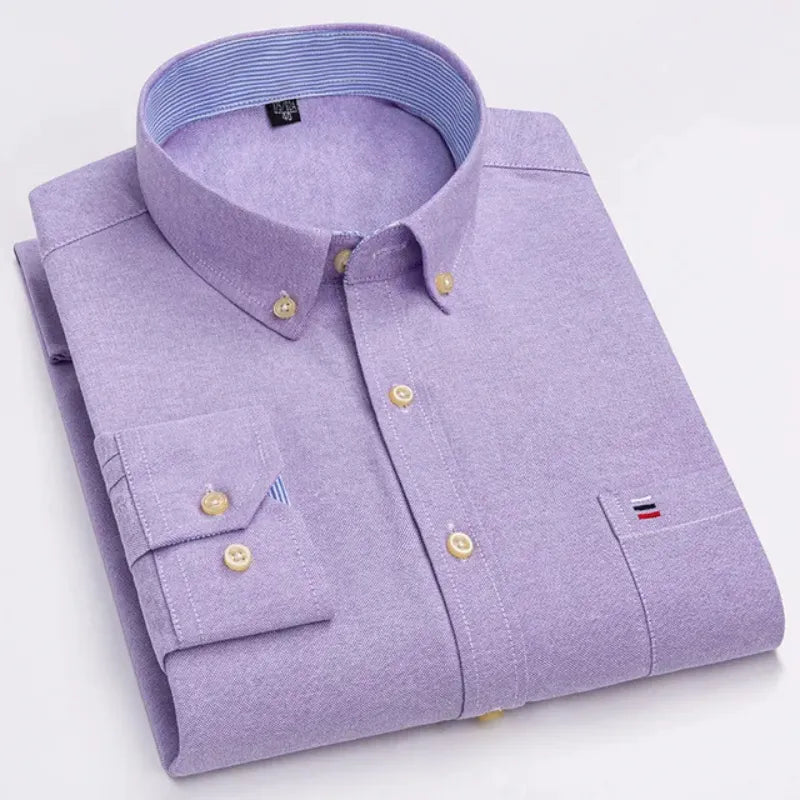 Custom Slim Fit Australian Cotton Sterling long sleeve Shirt