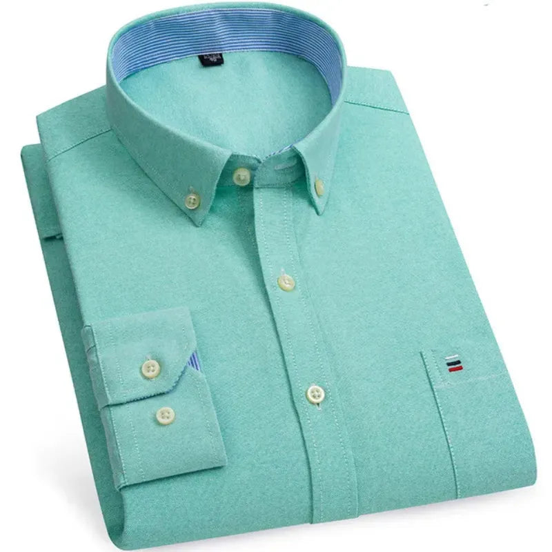 Custom Slim Fit Australian Cotton Sterling long sleeve Shirt