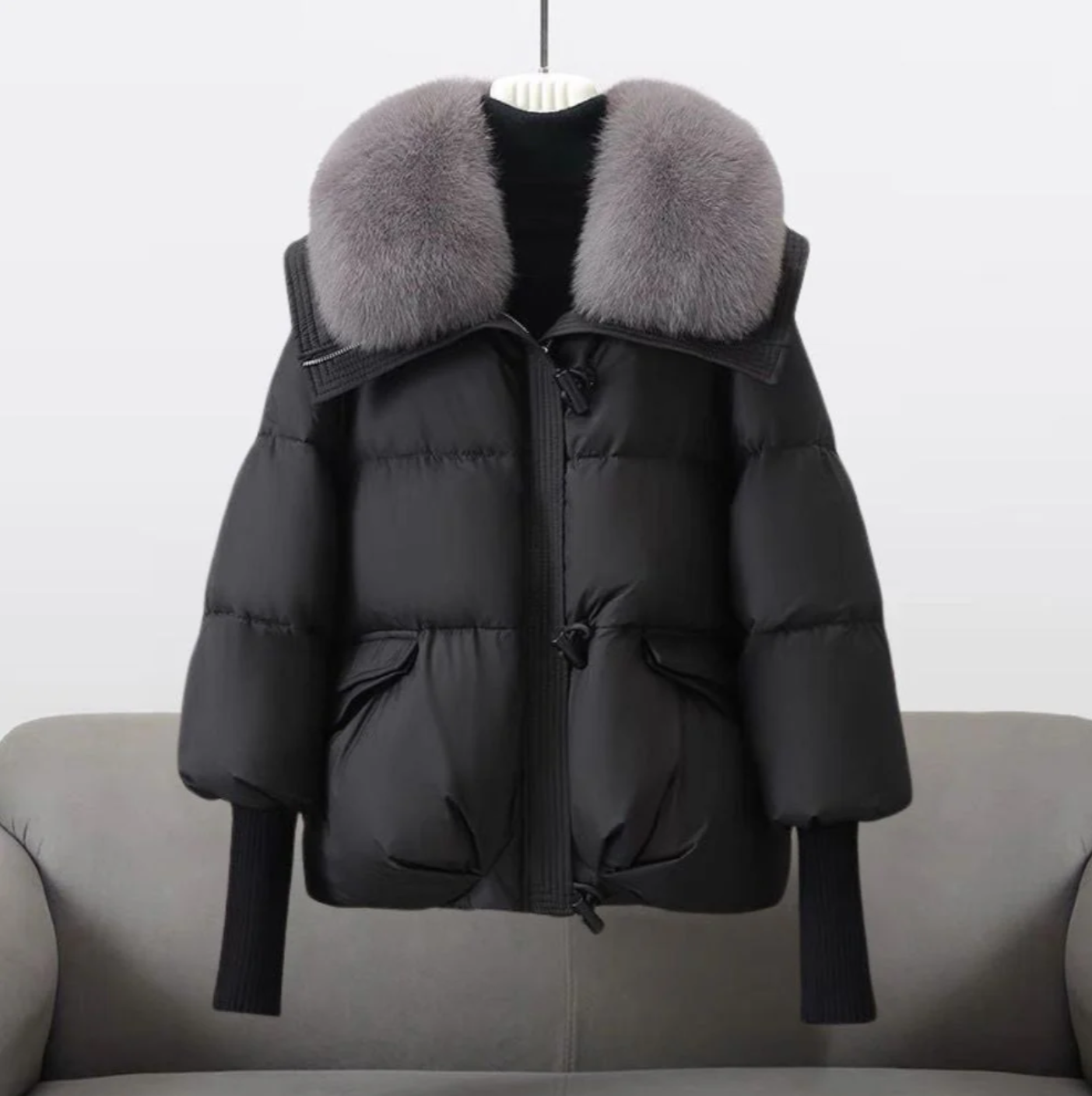 Brixton premium Scottish calf leather-cashmere jacket