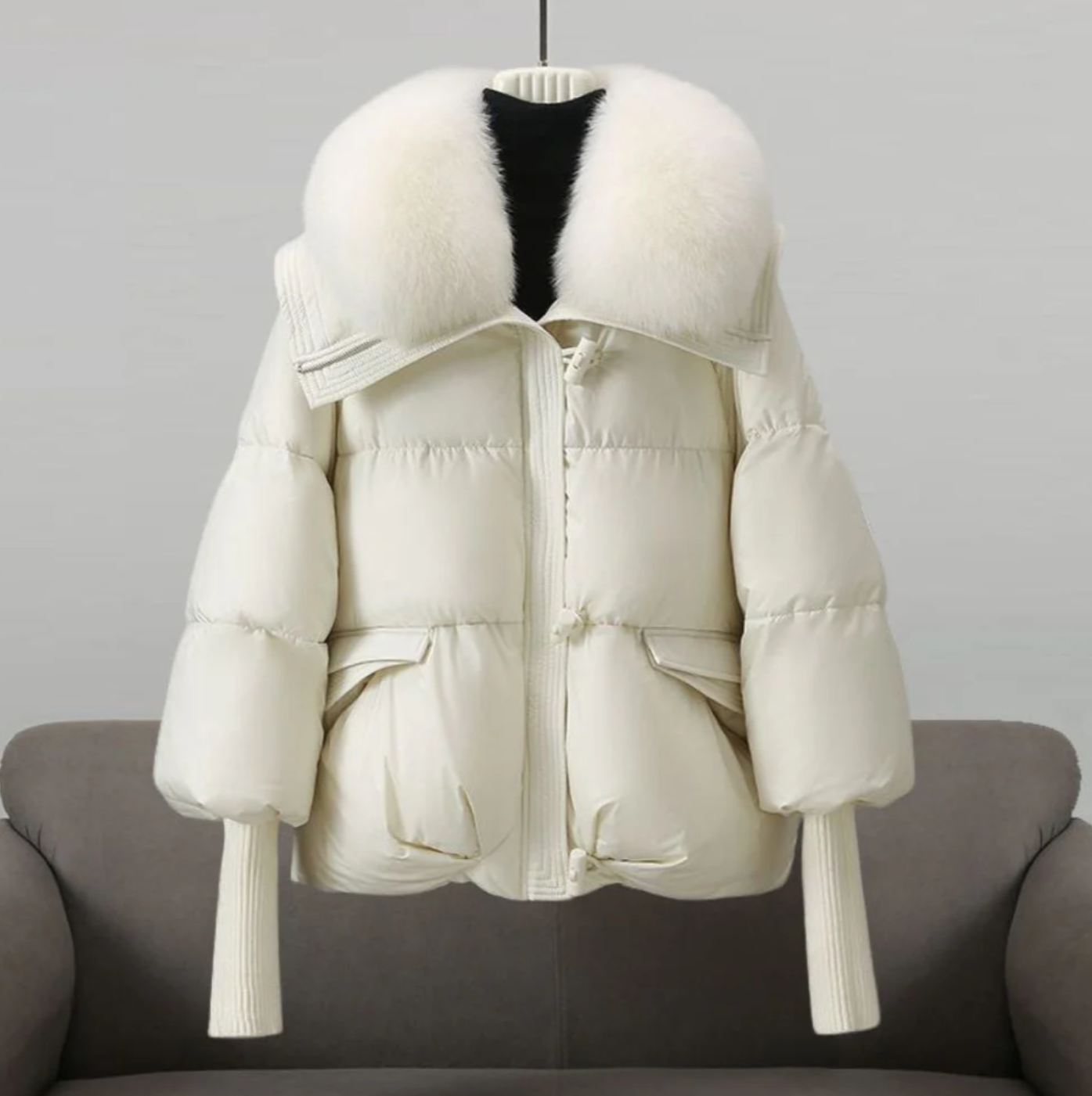 Brixton premium Scottish calf leather-cashmere jacket